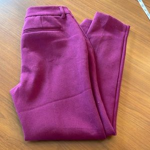Old Navy Dark Pink Work Pants